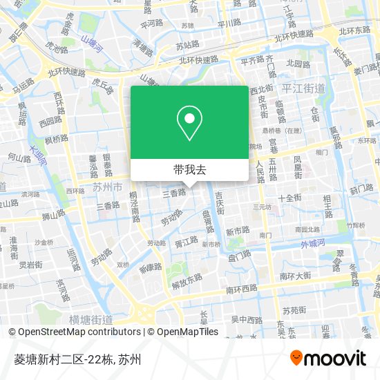 菱塘新村二区-22栋地图