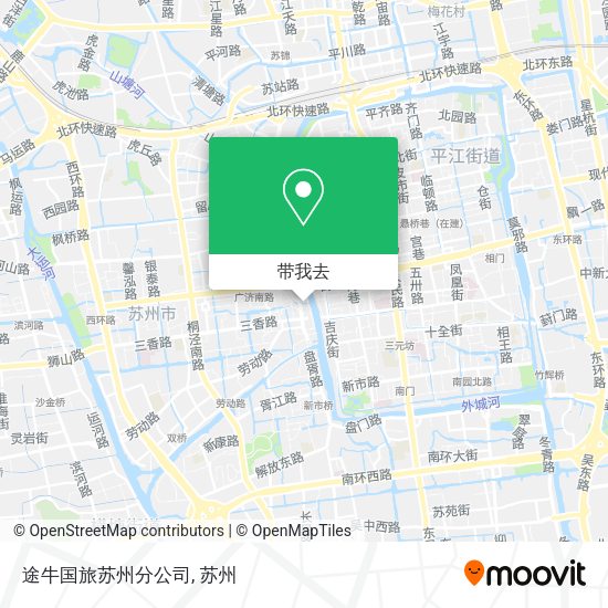 途牛国旅苏州分公司地图