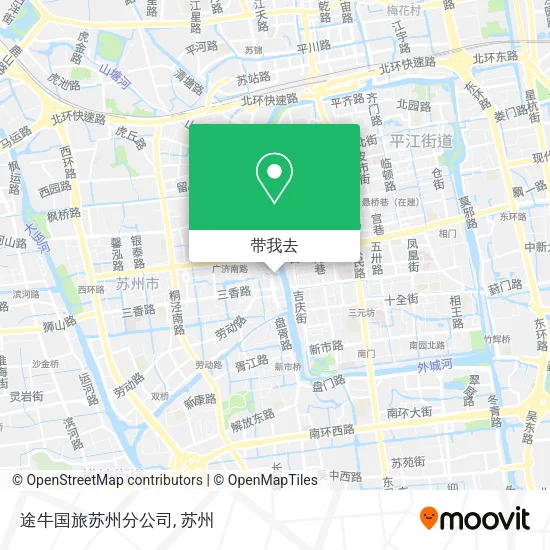 途牛国旅苏州分公司地图