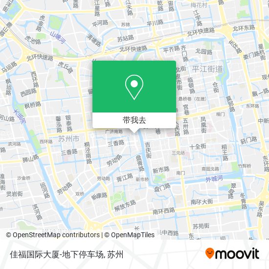 佳福国际大厦-地下停车场地图