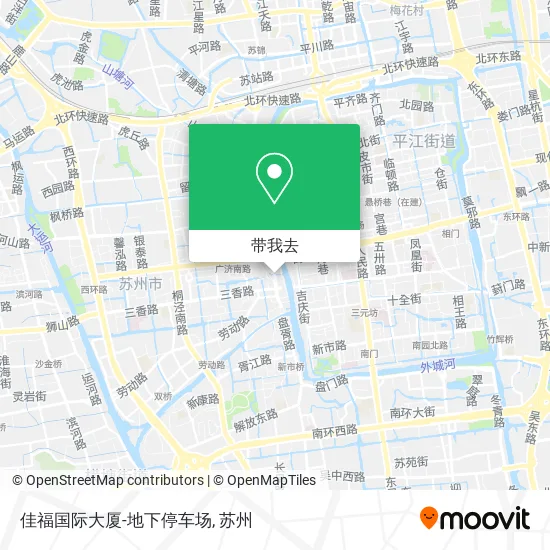 佳福国际大厦-地下停车场地图