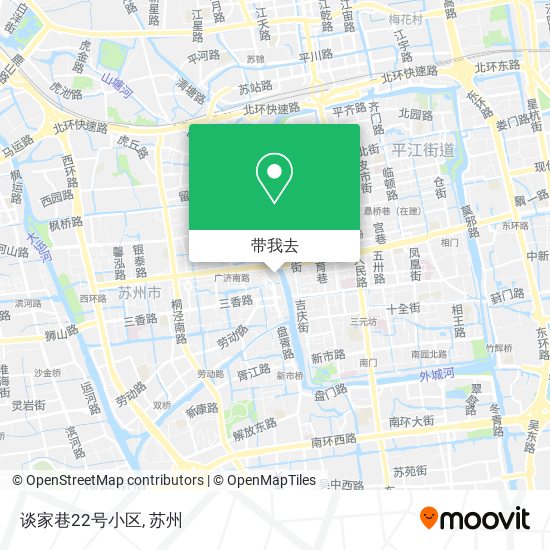 谈家巷22号小区地图