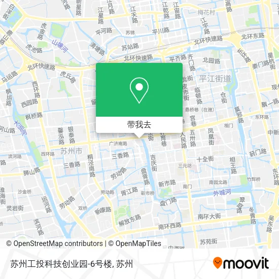 苏州工投科技创业园-6号楼地图