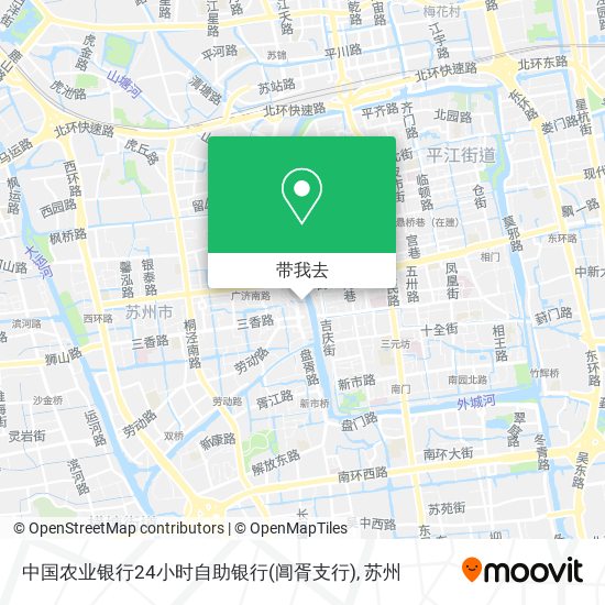 中国农业银行24小时自助银行(阊胥支行)地图