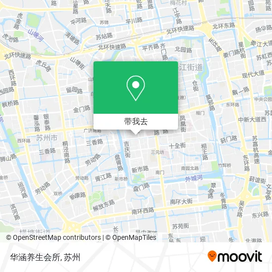 华涵养生会所地图