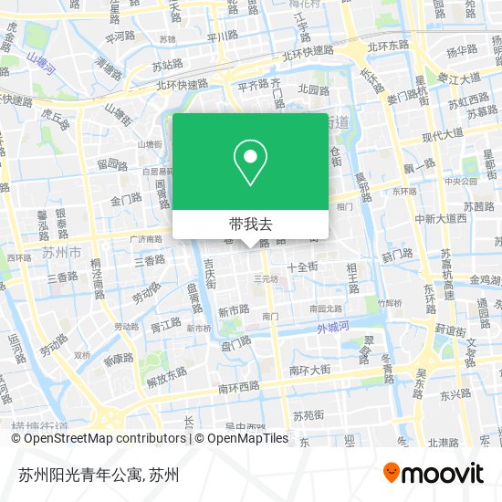 苏州阳光青年公寓地图