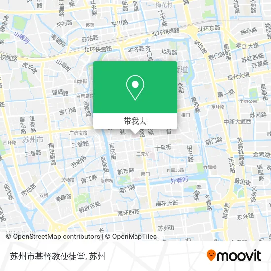 苏州市基督教使徒堂地图