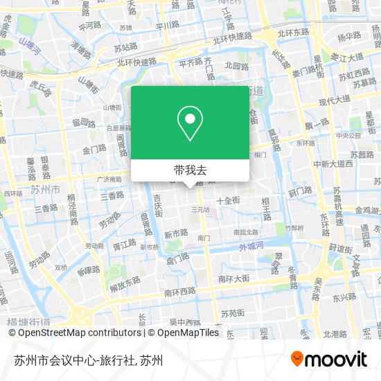 苏州市会议中心-旅行社地图