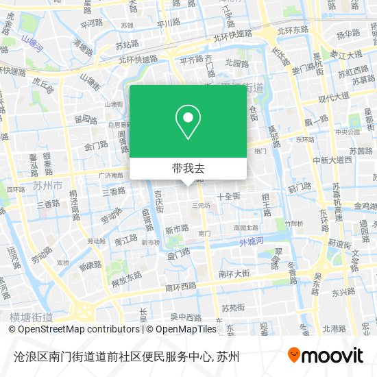 沧浪区南门街道道前社区便民服务中心地图