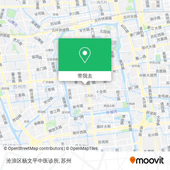 沧浪区杨文平中医诊所地图