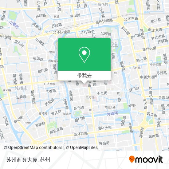 苏州商务大厦地图