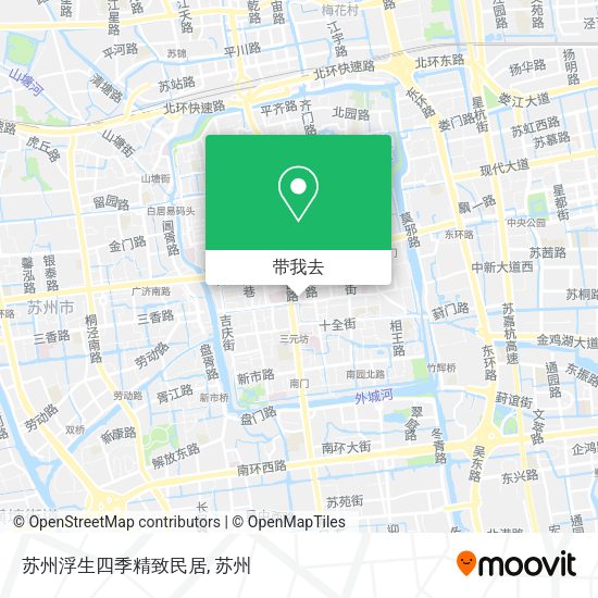 苏州浮生四季精致民居地图