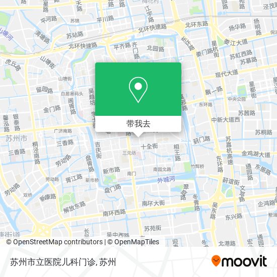 苏州市立医院儿科门诊地图