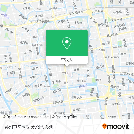 苏州市立医院-分娩部地图