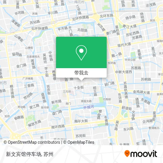 新文宾馆停车场地图