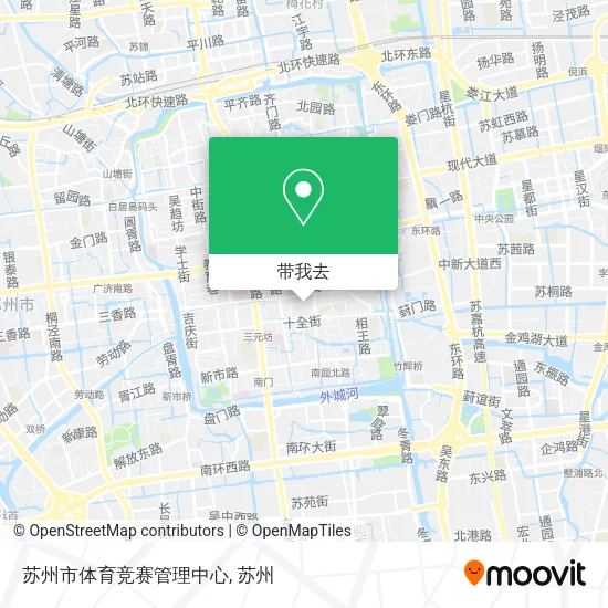 苏州市体育竞赛管理中心地图