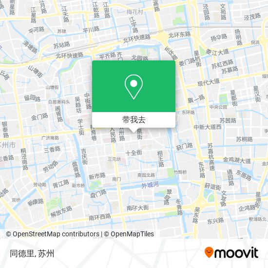 同德里地图