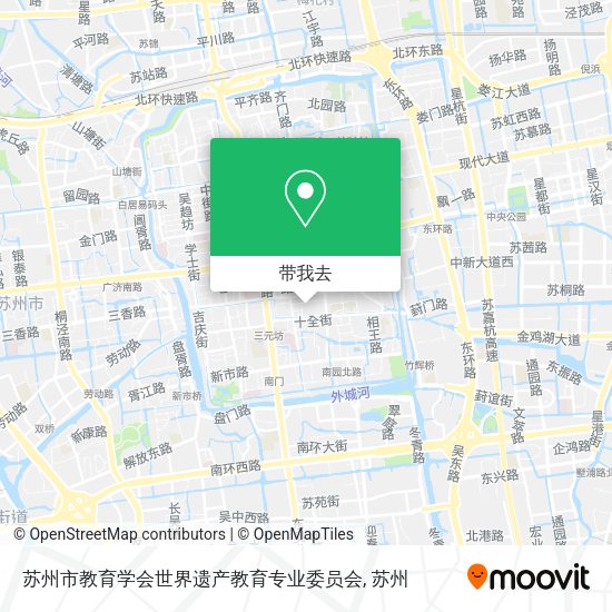 苏州市教育学会世界遗产教育专业委员会地图