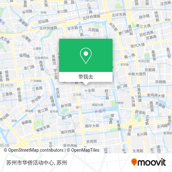 苏州市华侨活动中心地图