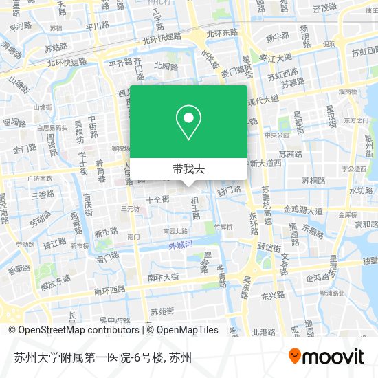 苏州大学附属第一医院-6号楼地图