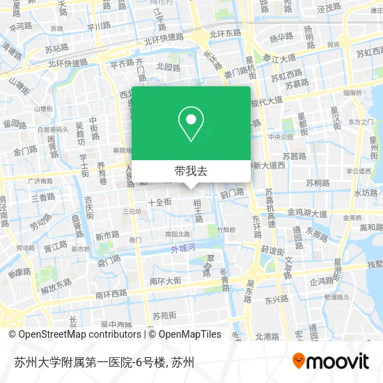 苏州大学附属第一医院-6号楼地图