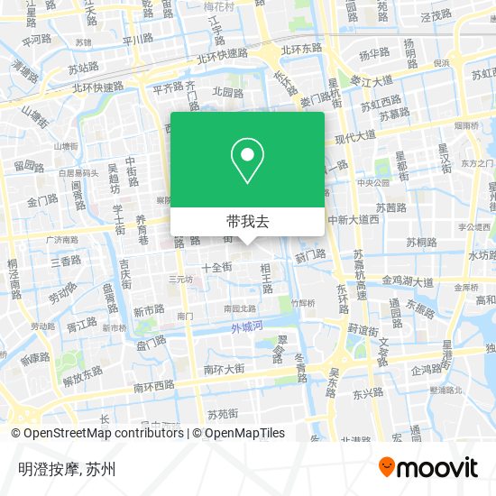 明澄按摩地图