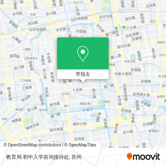 教育局-初中入学咨询接待处地图