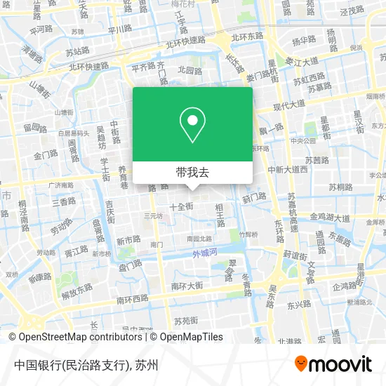 中国银行(民治路支行)地图