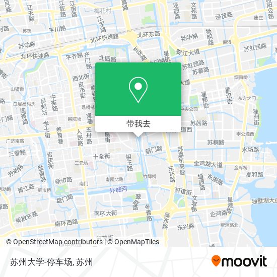 苏州大学-停车场地图