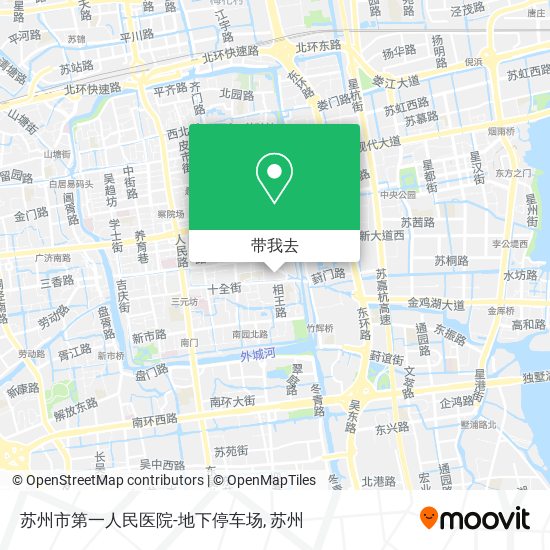苏州市第一人民医院-地下停车场地图
