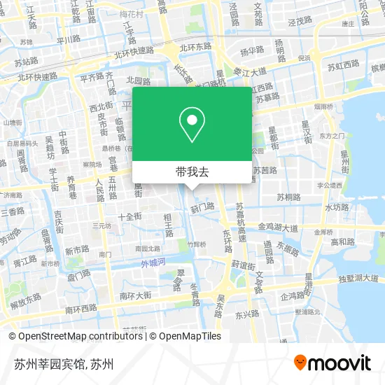 苏州莘园宾馆地图