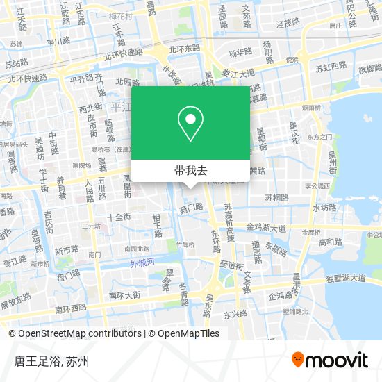 唐王足浴地图