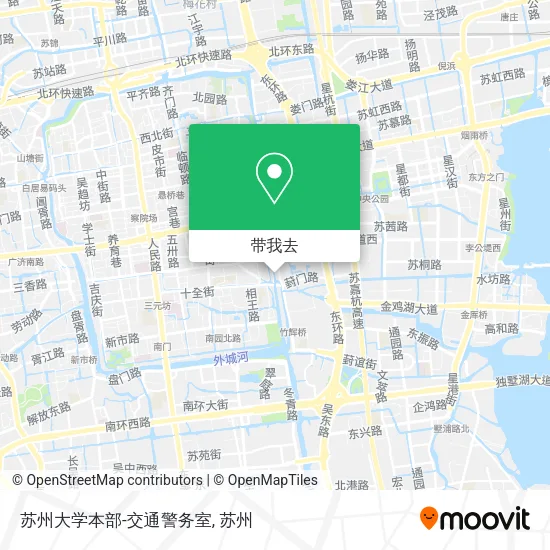 苏州大学本部-交通警务室地图