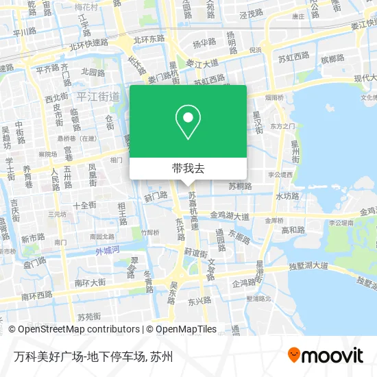 万科美好广场-地下停车场地图