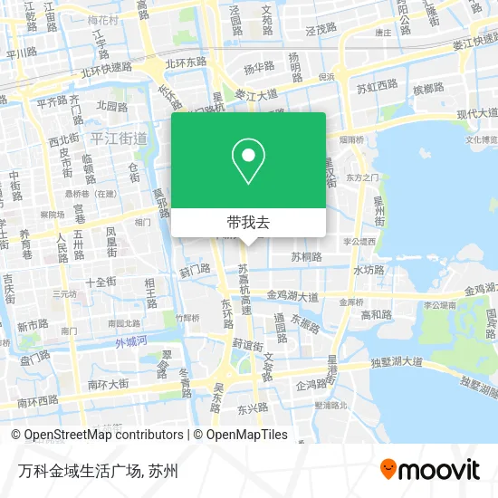 万科金域生活广场地图