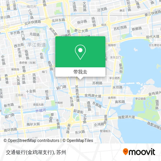 交通银行(金鸡湖支行)地图