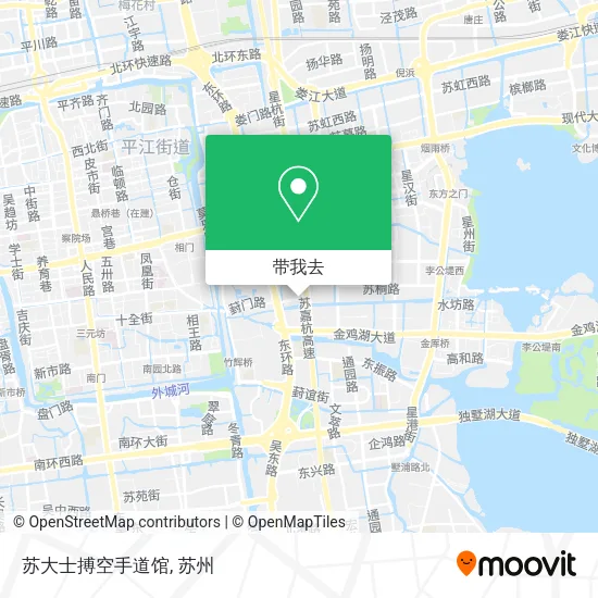 苏大士搏空手道馆地图