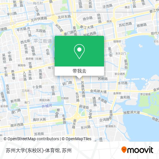 苏州大学(东校区)-体育馆地图