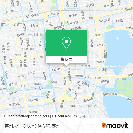 苏州大学(东校区)-体育馆地图