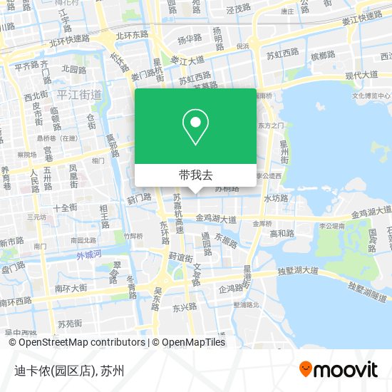 迪卡侬(园区店)地图