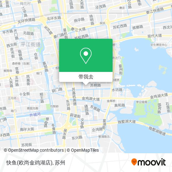 快鱼(欧尚金鸡湖店)地图