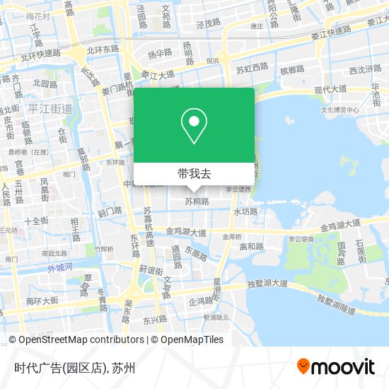 时代广告(园区店)地图