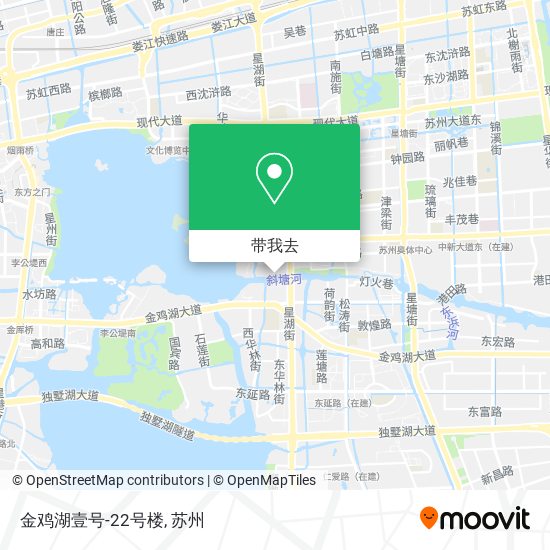 金鸡湖壹号-22号楼地图