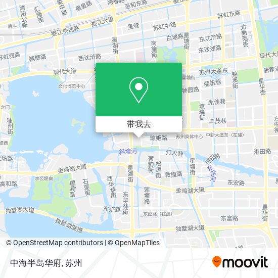 中海半岛华府地图