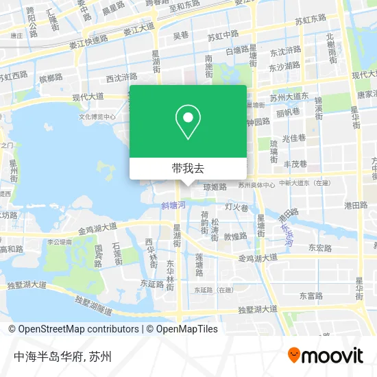 中海半岛华府地图