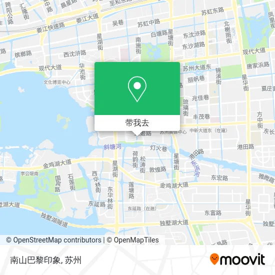 南山巴黎印象地图