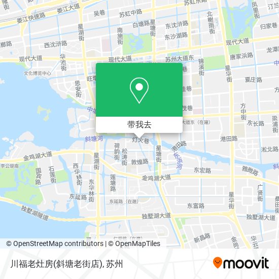 川福老灶房(斜塘老街店)地图