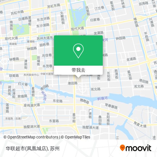 华联超市(凤凰城店)地图