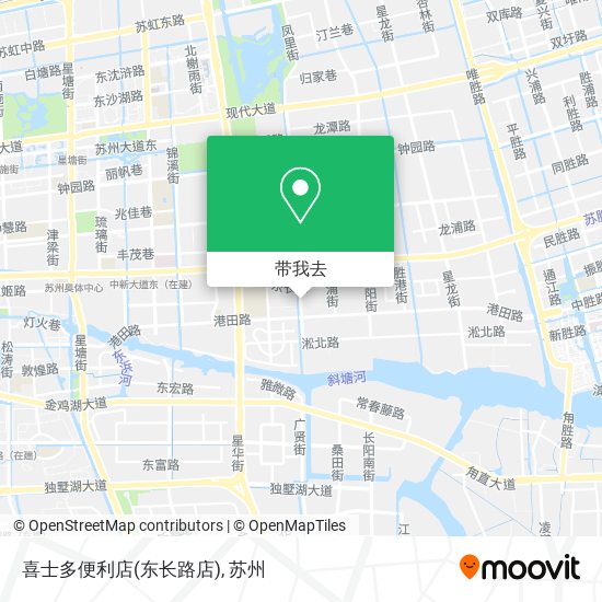 喜士多便利店(东长路店)地图