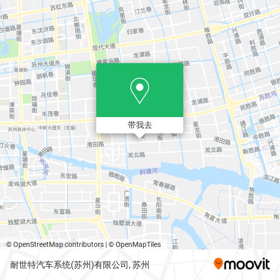 耐世特汽车系统(苏州)有限公司地图